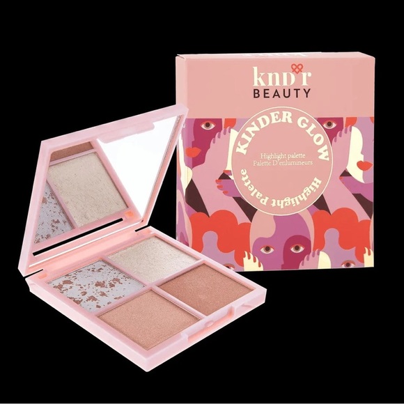 NIB kndr BEAUTY Kinder Glow Highlight Palette For All Skin Tones - Picture 1 of 7